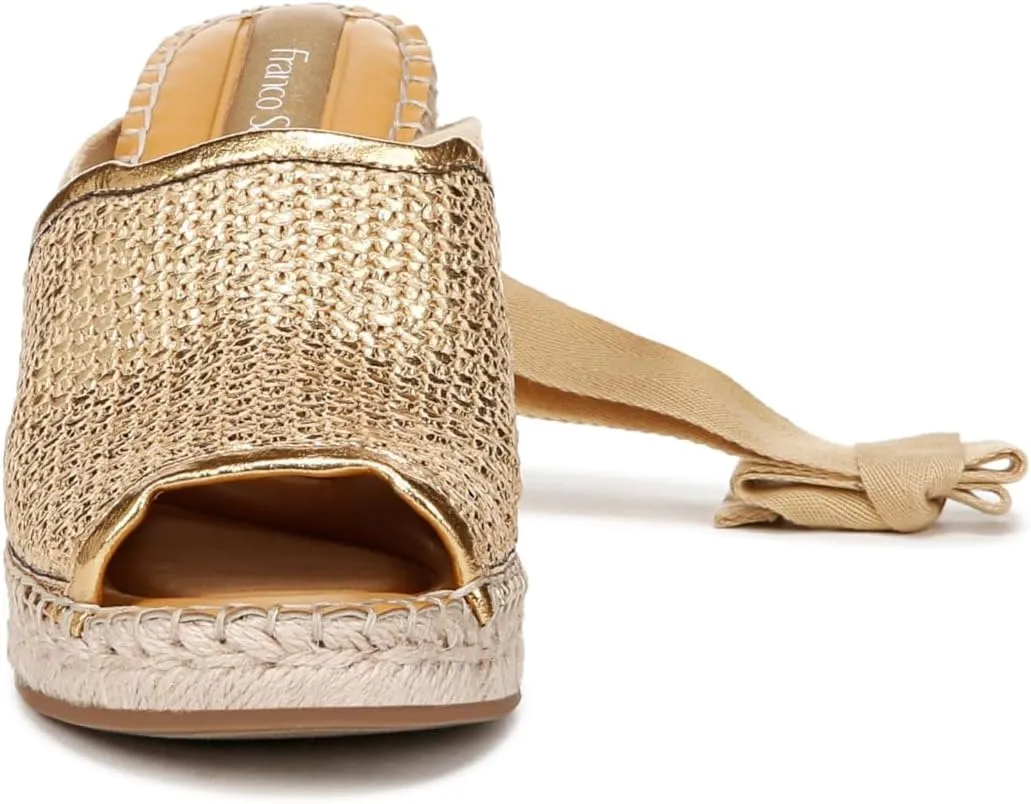 Franco Sarto Women's Sierra Lace Up Espadrille Wedges Sandal