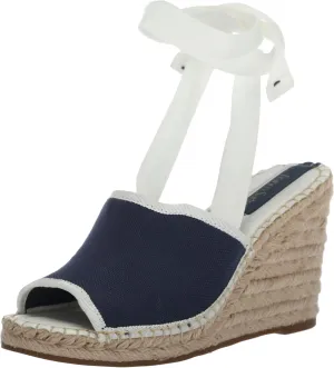 Franco Sarto Women's Sierra Lace Up Espadrille Wedges Sandal