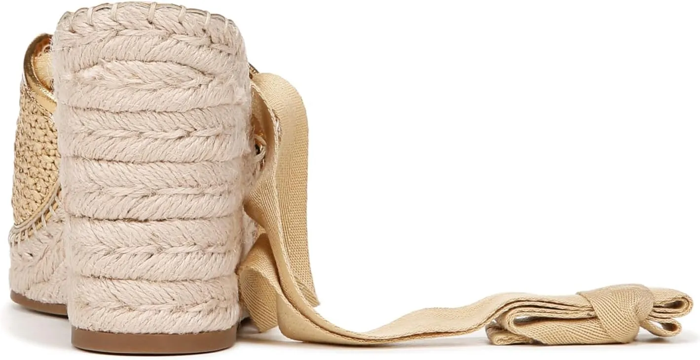 Franco Sarto Women's Sierra Lace Up Espadrille Wedges Sandal