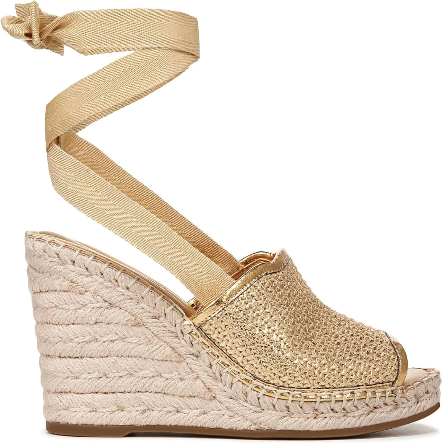 Franco Sarto Women's Sierra Lace Up Espadrille Wedges Sandal