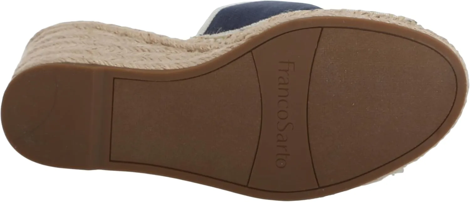 Franco Sarto Women's Sierra Lace Up Espadrille Wedges Sandal