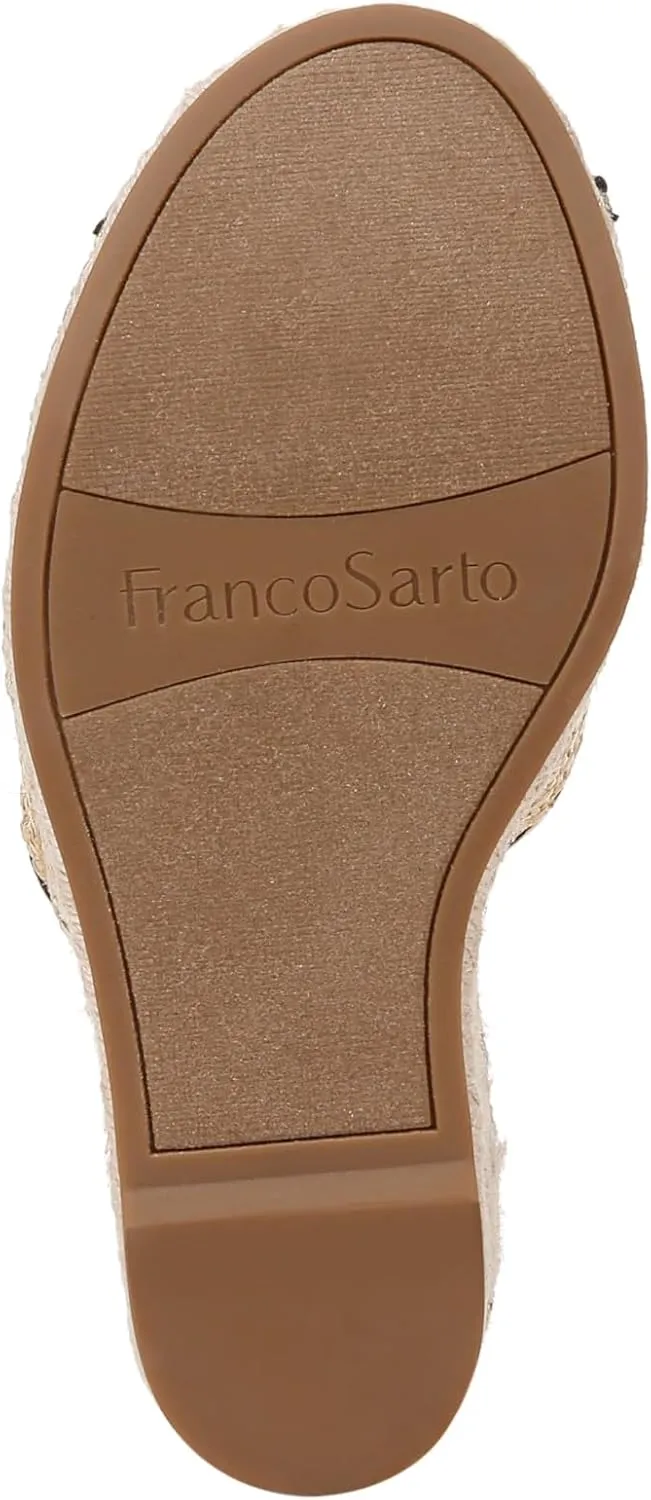 Franco Sarto Women's Sierra Lace Up Espadrille Wedges Sandal