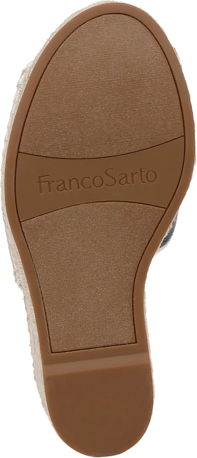 Franco Sarto Women's Sierra Lace Up Espadrille Wedges Sandal