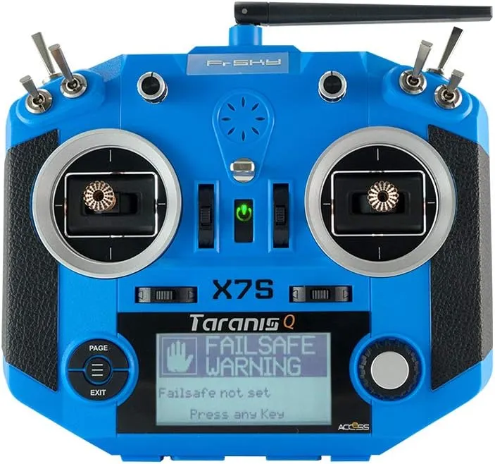 FrSky 2.4GHz Taranis Q X7S Access Transmitter with R9M 2019 (Blue)