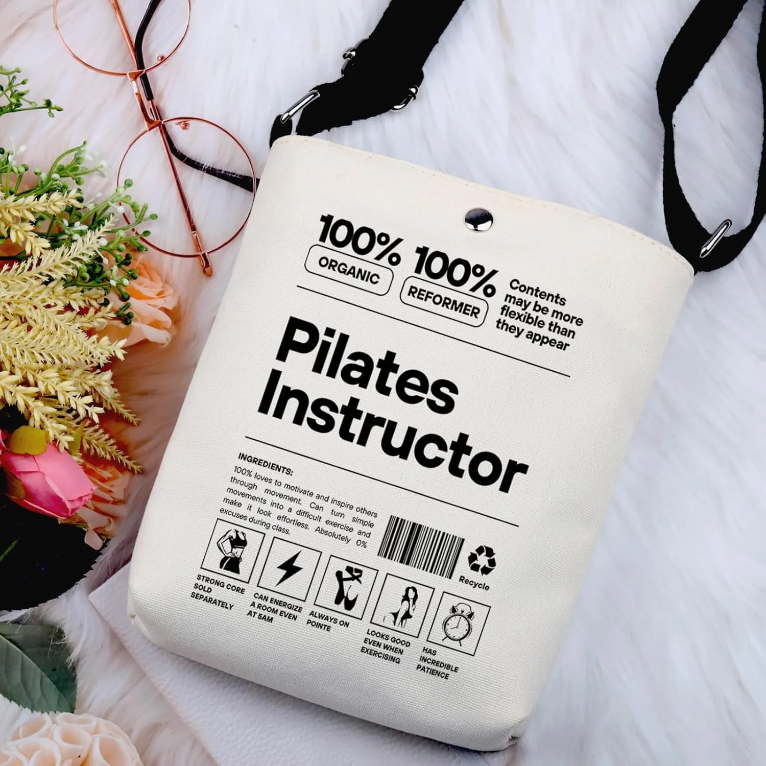 G2TUP Pilates Lover Tote Bag - Pilates Instructor Gift, Handbag, Appreciation Merch