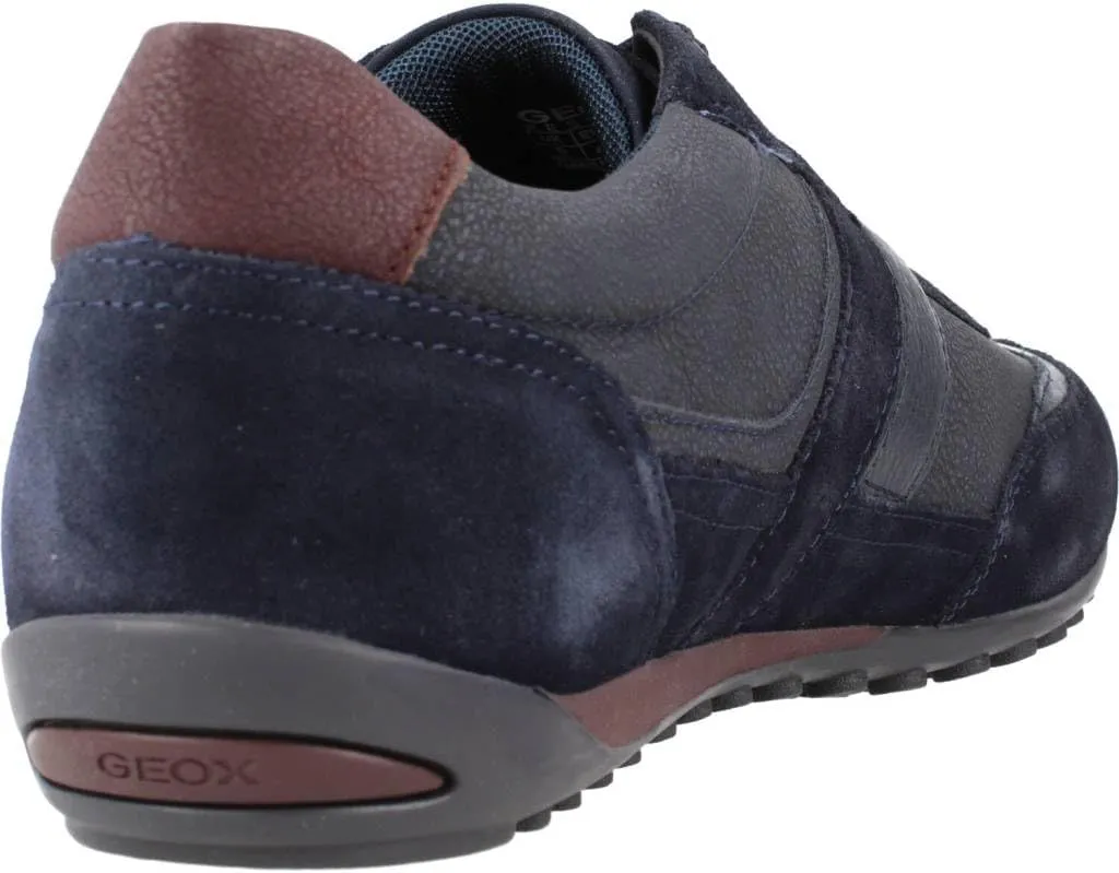 Geox Mens Wells Low Top Trainer