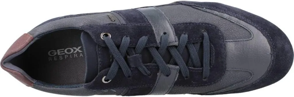 Geox Mens Wells Low Top Trainer