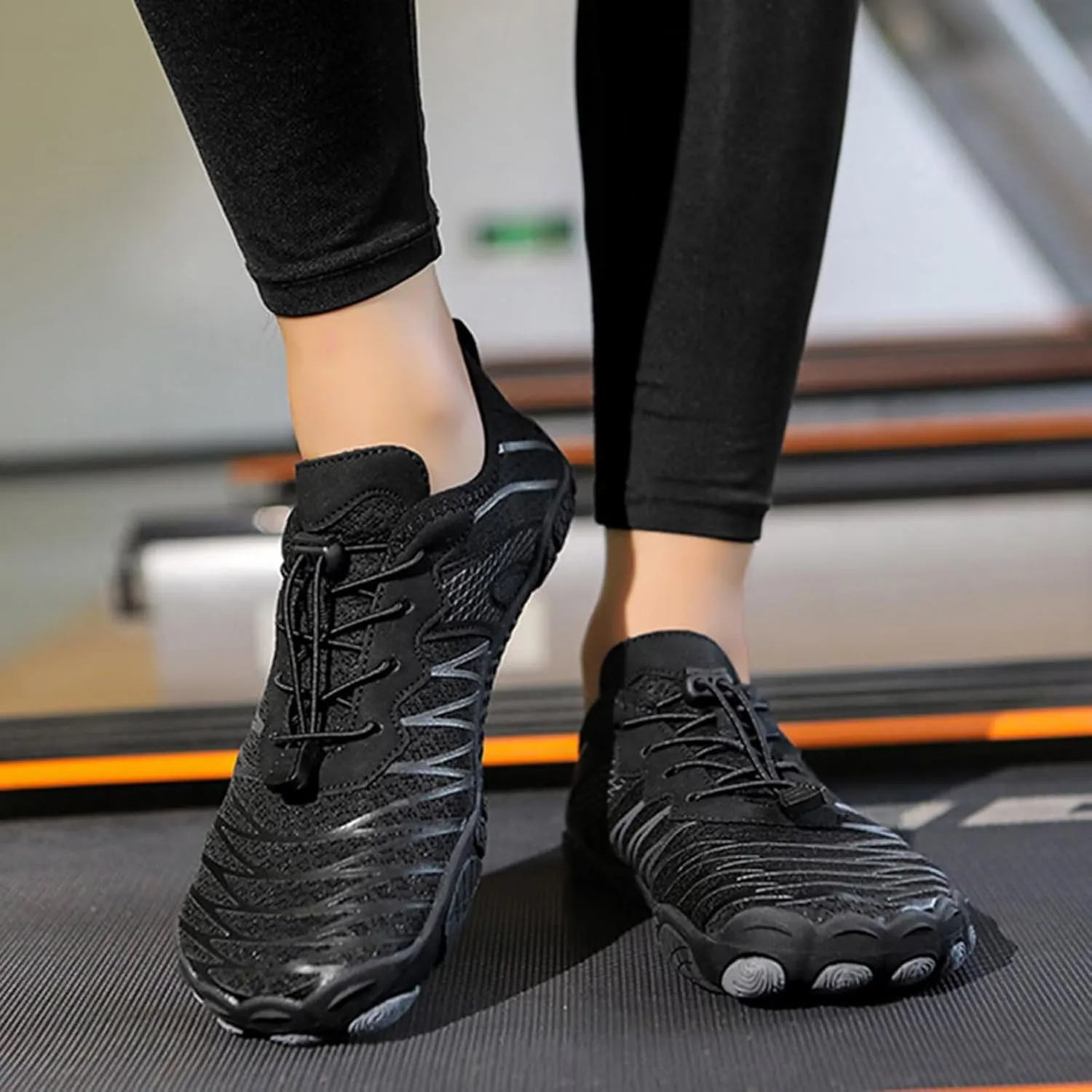 Grounding Shoes for Women Men Barefoot Water Shoes Wide Toe Box Weightlifting Squat Sneakers Fitness Cross-Trainer Sneakers