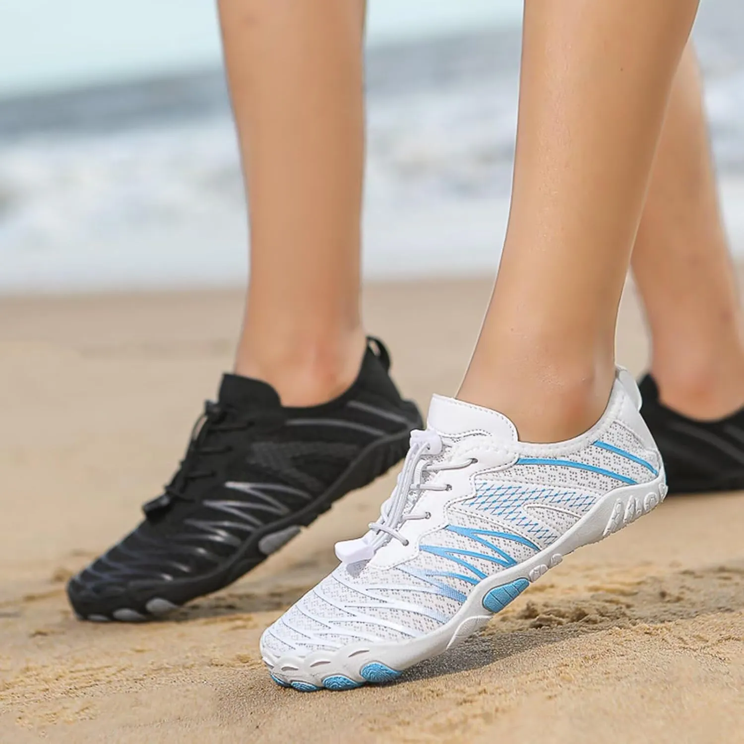 Grounding Shoes for Women Men Barefoot Water Shoes Wide Toe Box Weightlifting Squat Sneakers Fitness Cross-Trainer Sneakers