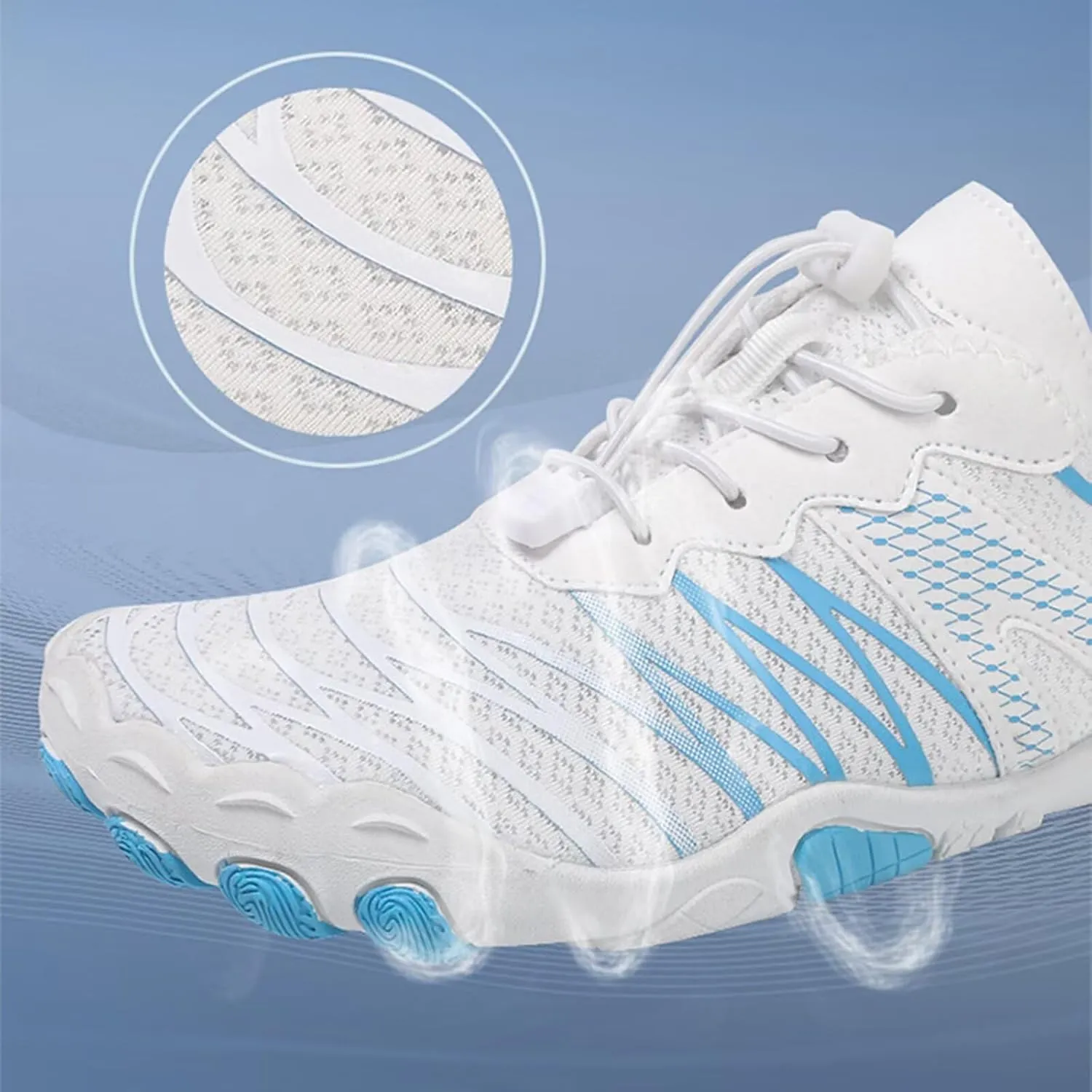 Grounding Shoes for Women Men Barefoot Water Shoes Wide Toe Box Weightlifting Squat Sneakers Fitness Cross-Trainer Sneakers