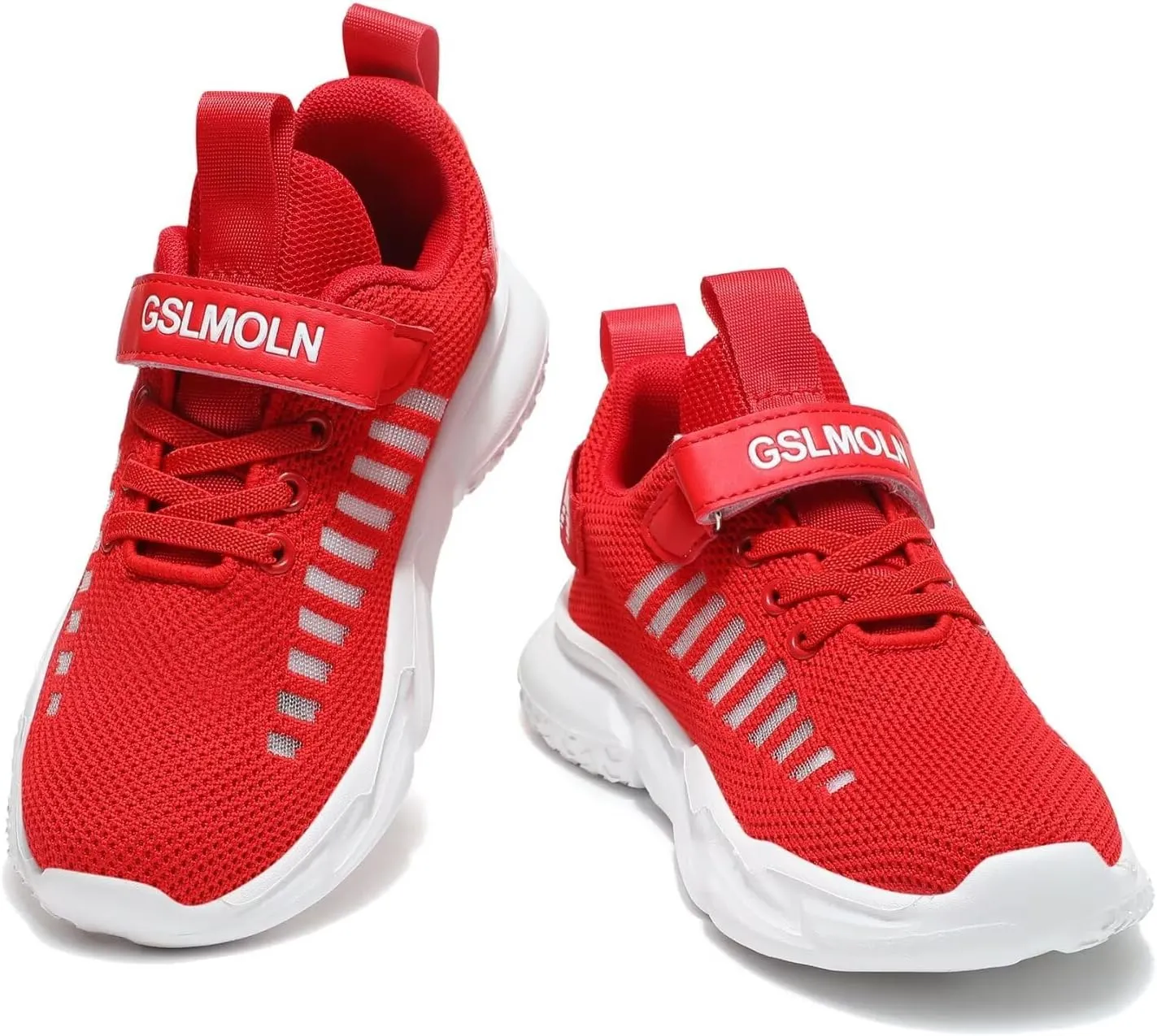 GSLMOLN Boys Girls Tennis Breathable Slip on Shoes School Casual Walking/Running Sports Kids Sneakers
