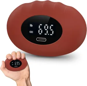 Hand Grip Strength Tester Trainer, Rechargeable Electronic Hand Dynamometer Up to 395 Lbs Forearm - Gripper - Finger Grip Strengthener Exerciser, Stress Balls for Sport Home School Use