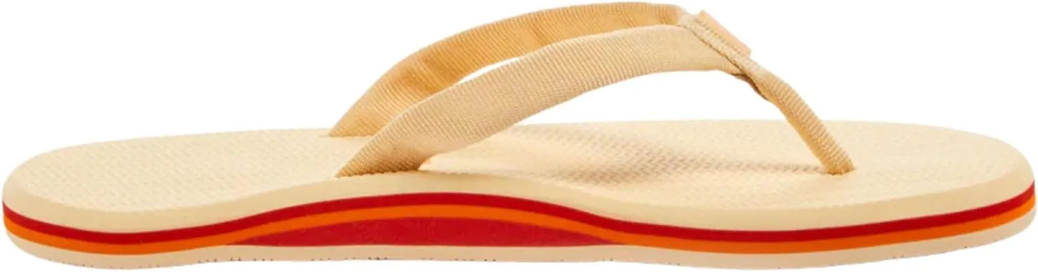 Hari Mari- Dunes- Women's Waterproof Boat Safe Colorful Rubber Flip Flops- No Break Ins, Firm Arch Support, Antimicrobial, and Floats in Water