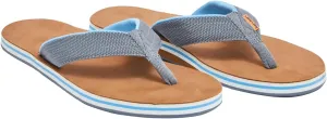 Hari Mari- Scouts- Men’s Nubuck Leather Flip Flops With Nylon Webbing Strap- No Break Ins, Firm Arch Support, and Beveled Edge to Reduce Tripping