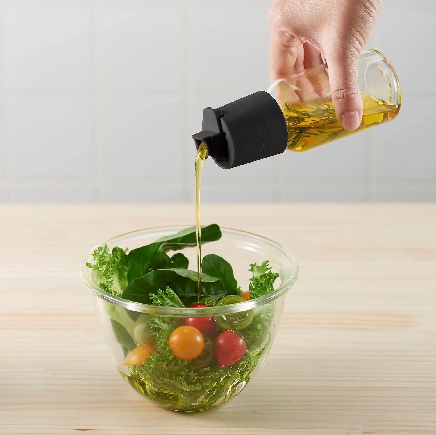 Hario Flip-Top Dressing Bottle, 240ml, Black
