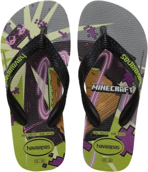 Havaianas Boy's Top Minecraft (Toddler/Little Kid/Big Kid)