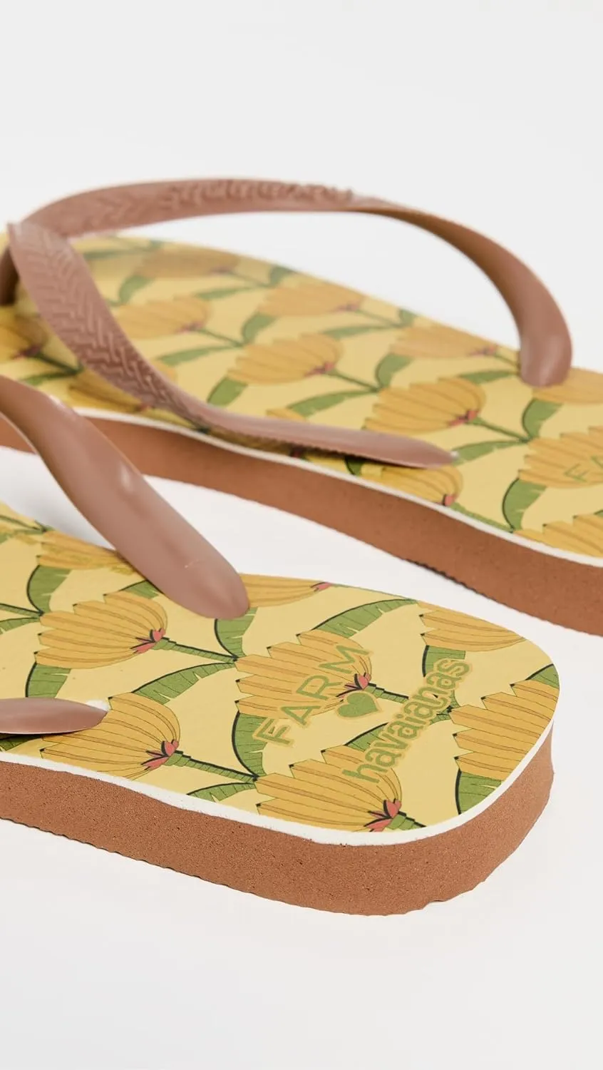 Havaianas Women's x Farm Rio Banana Deco Flip Flops