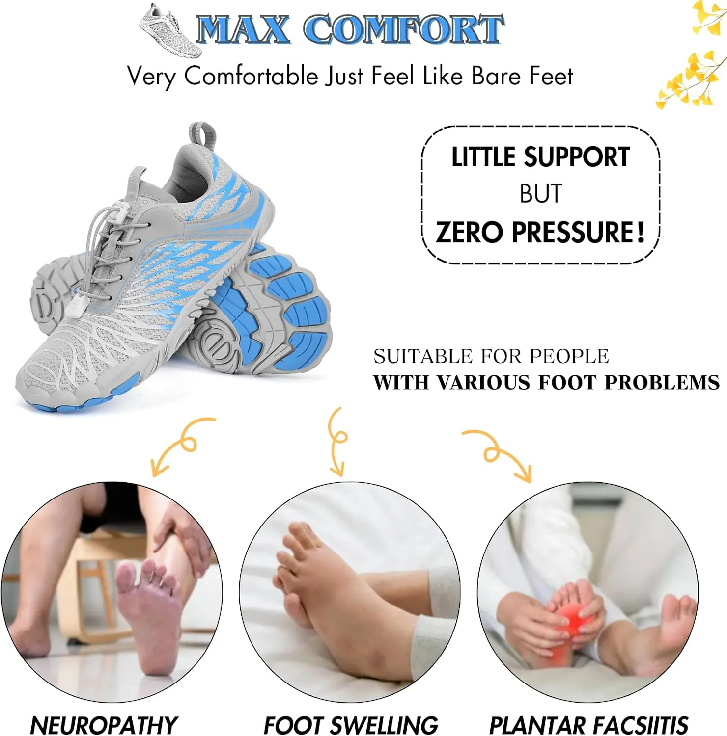 Hike Barefoot Shoes Women Men Minimalist Wide Toe Box Footwear Zero Drop Athletic Cross-Trainer Fashion Sneakers