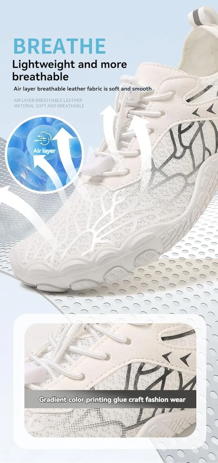 Hiking Footwear Barefoot Womens Shoes Women Healthy Non-Slip Unisex Grounded Footwear Barefoot Shoes for Neuropathy Water Wide Toe Box Sneakers, Pro Barefoot Shoes Athletic Diabetic Beach Swim Shoes