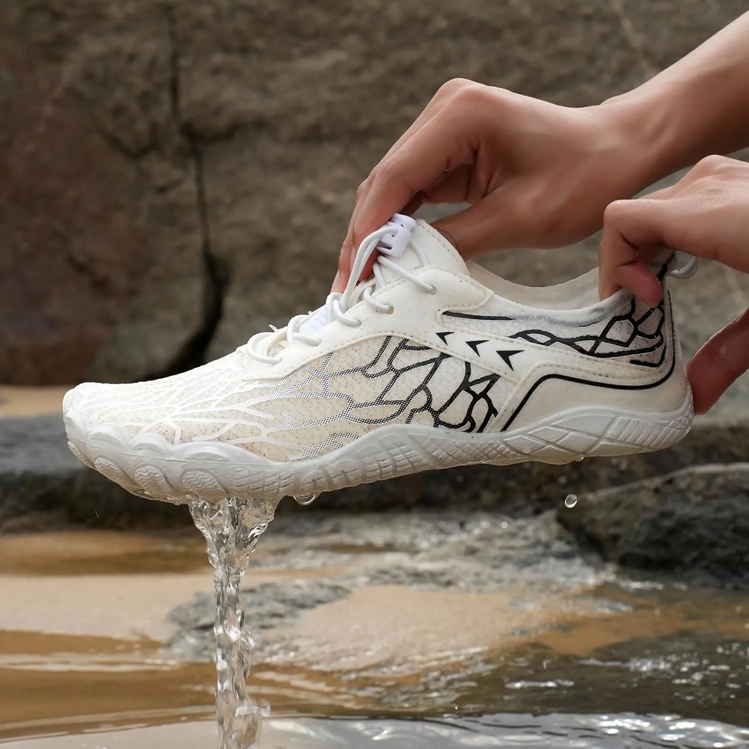 Hiking Footwear Barefoot Womens Shoes Women Healthy Non-Slip Unisex Grounded Footwear Barefoot Shoes for Neuropathy Water Wide Toe Box Sneakers, Pro Barefoot Shoes Athletic Diabetic Beach Swim Shoes