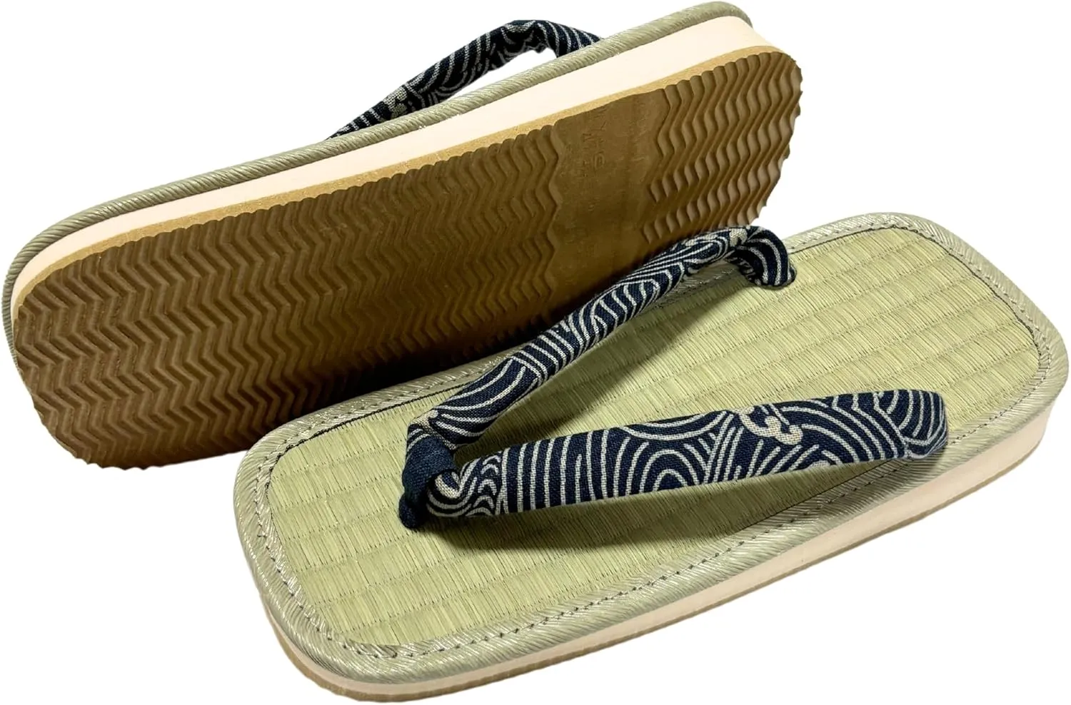 Japanese Sandal Rush Sponge sole Sandal thong Up to oversize men's