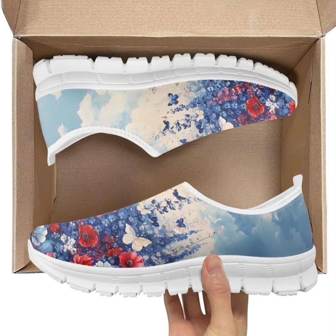 Jeiento Slip-On Loafers for Women Lightweight/Breathable Play Fashion Sneaker Casual Shoes Comfort Time Off Sneaker Dressy Shoes