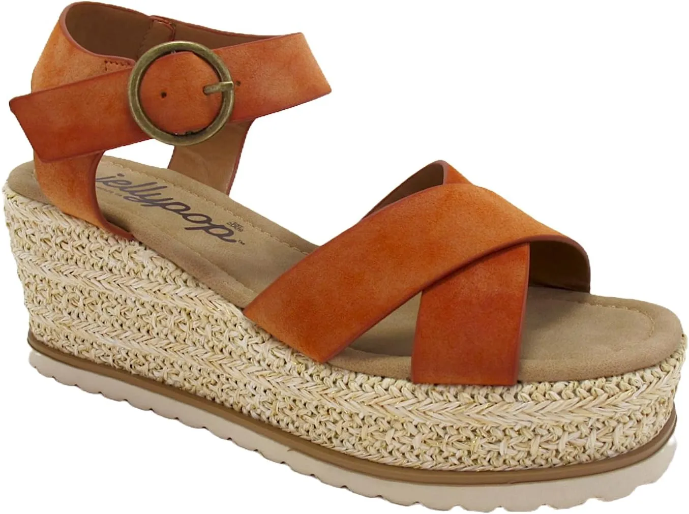 Jellypop Women's Cameo Espadrille Wedge Sandals