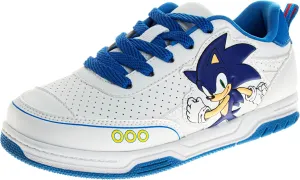 Josmo Sonic The Hedgehog Shoes - Kids Boys Slipon Athletic Tennis Lightweight Sneakers (Little Kid/Big Kid)