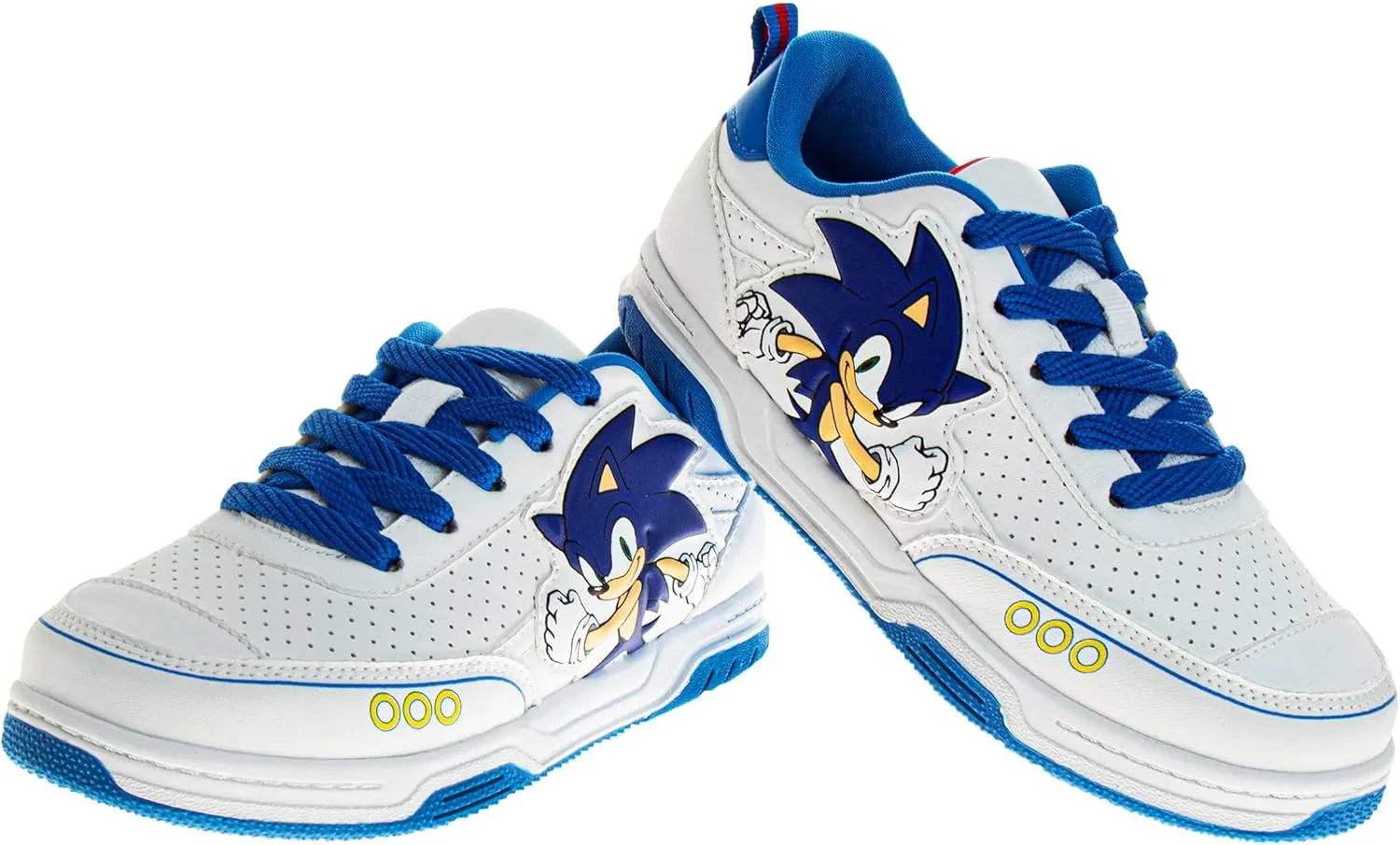 Josmo Sonic The Hedgehog Shoes - Kids Boys Slipon Athletic Tennis Lightweight Sneakers (Little Kid/Big Kid)