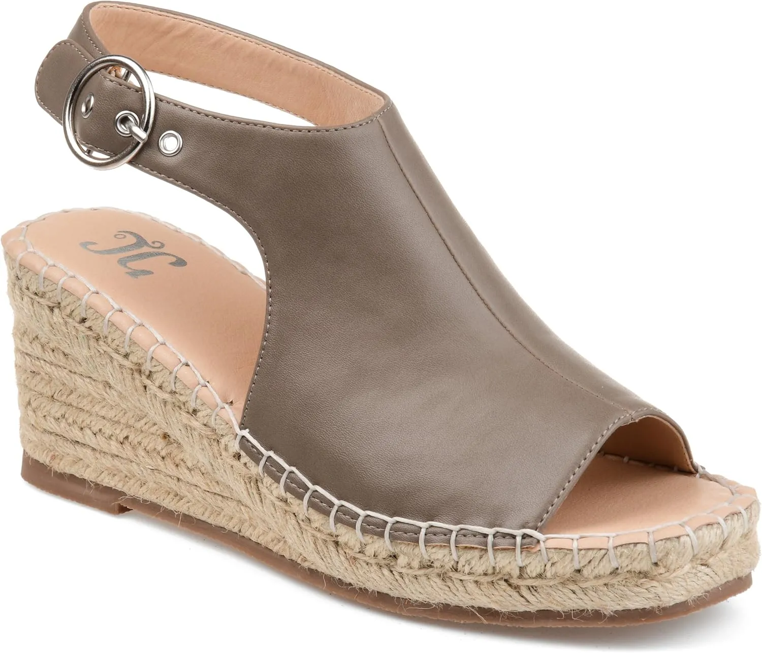Journee Women's Crew Espadrille Wedge Sandals