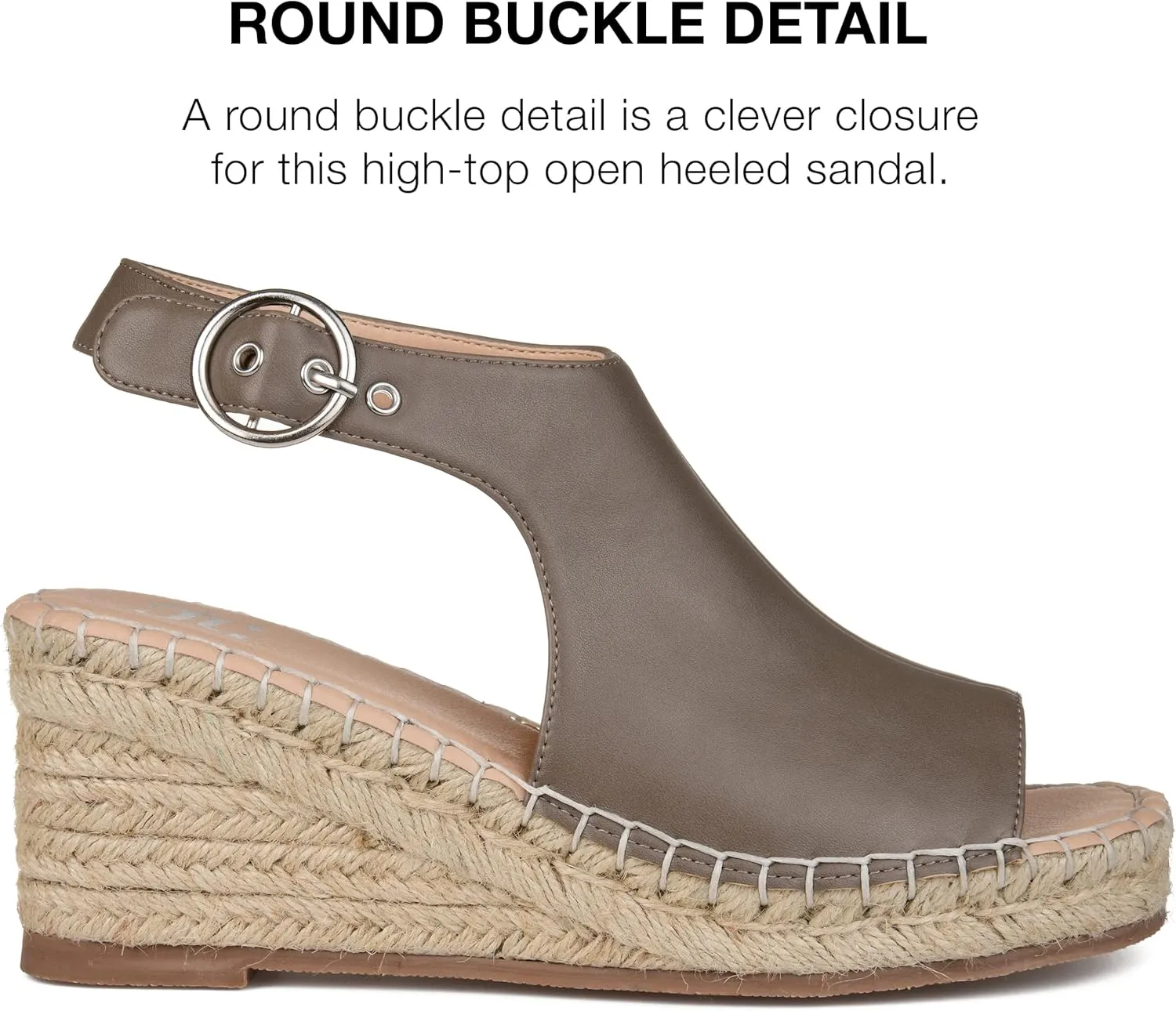 Journee Women's Crew Espadrille Wedge Sandals