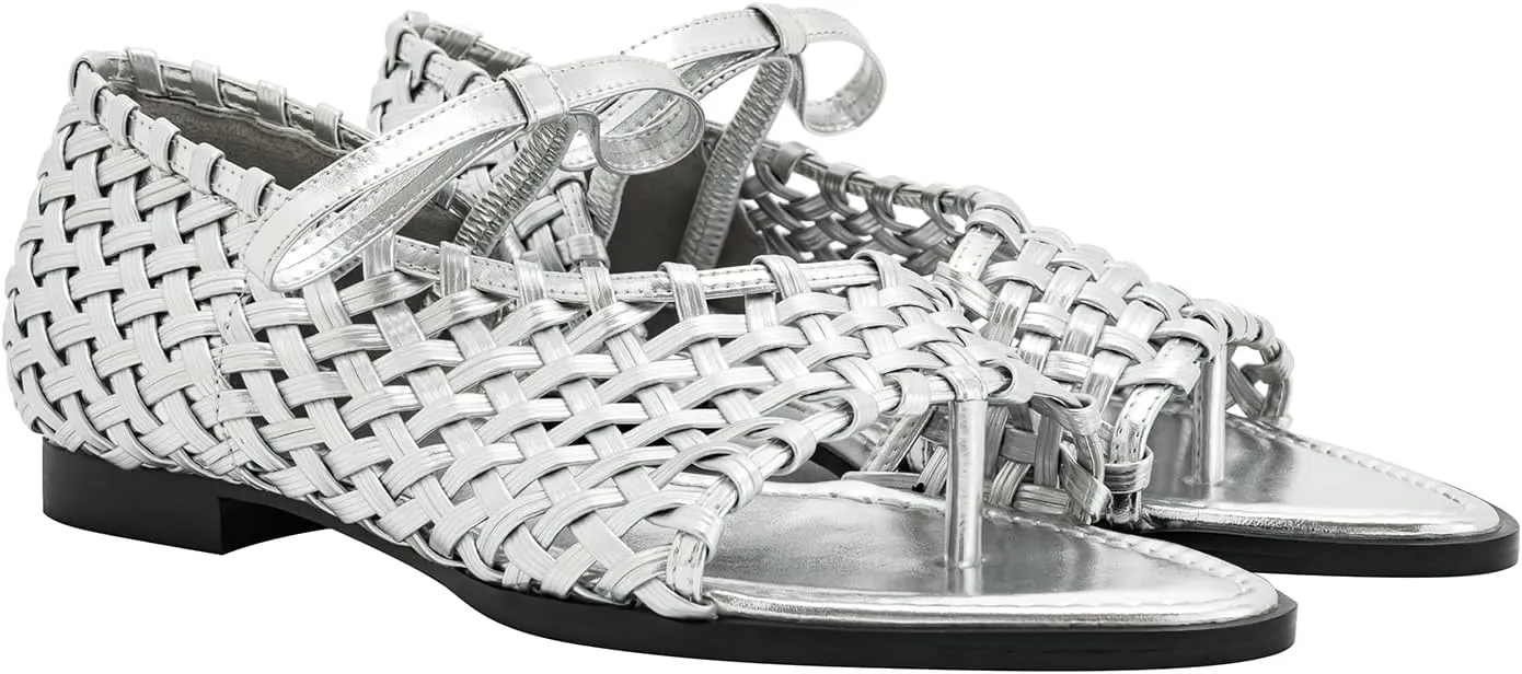 JW PEI Women's Jocelyn Weave Strap Flip-flops