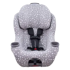 JYOKO Kids Cover Liner for car seat Compatible with Graco Extend2fit, 100% Cotton Made (White Star)