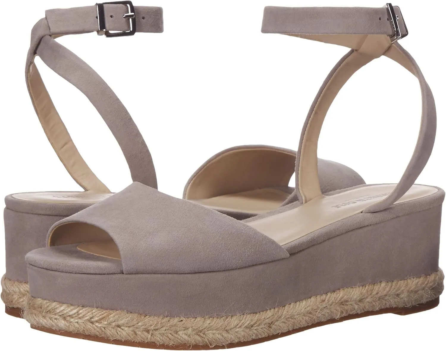 Kenneth Cole Women's Lorelei Platform Ankle Strap Espadrille Wedge Sandal