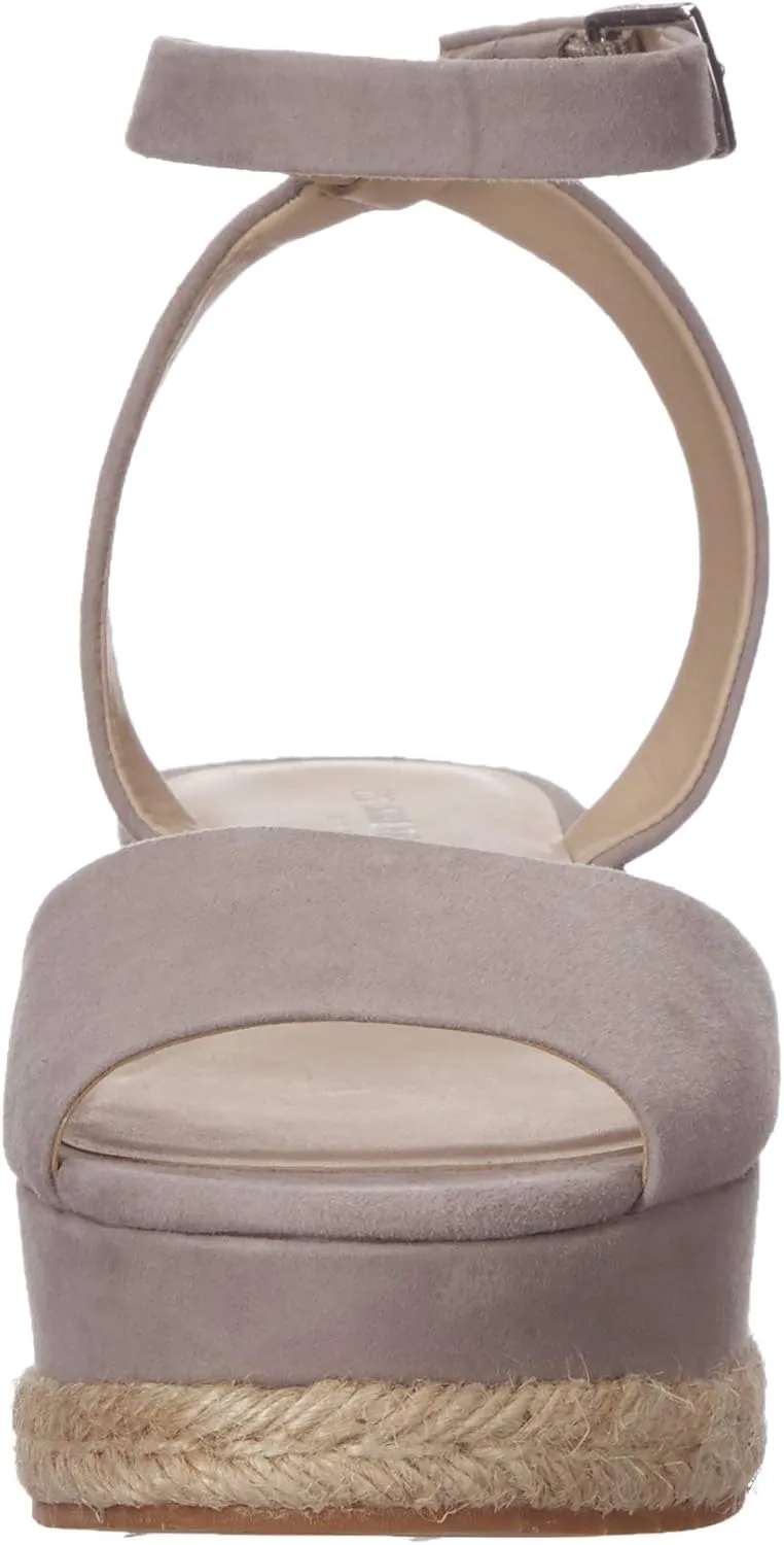 Kenneth Cole Women's Lorelei Platform Ankle Strap Espadrille Wedge Sandal