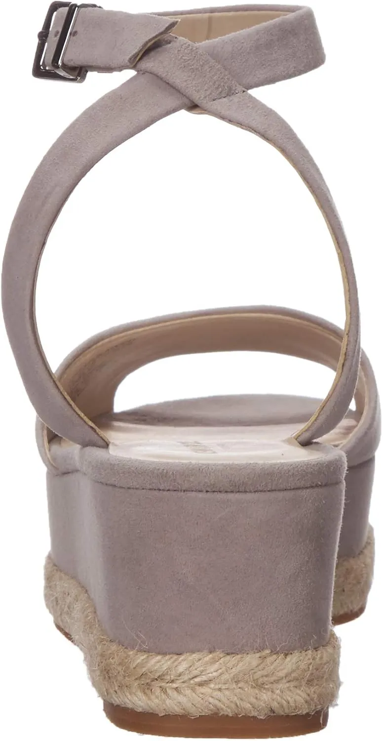 Kenneth Cole Women's Lorelei Platform Ankle Strap Espadrille Wedge Sandal