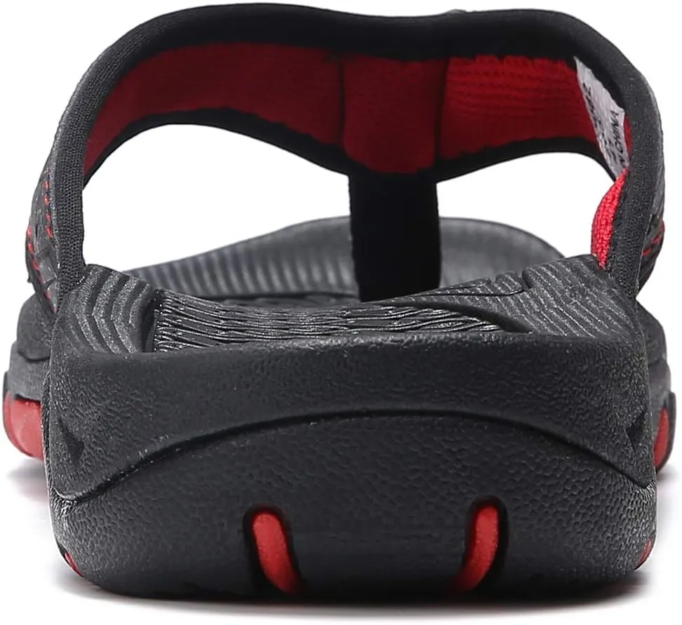 KIIU Mens Thong Sandals Indoor and Outdoor Beach Flip Flop
