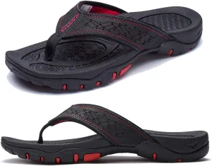 KIIU Mens Thong Sandals Indoor and Outdoor Beach Flip Flop