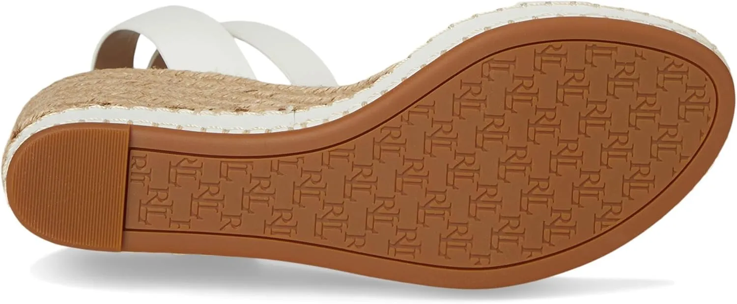 Lauren Ralph Lauren Women's Hilarie Calfskin Espadrille Platform