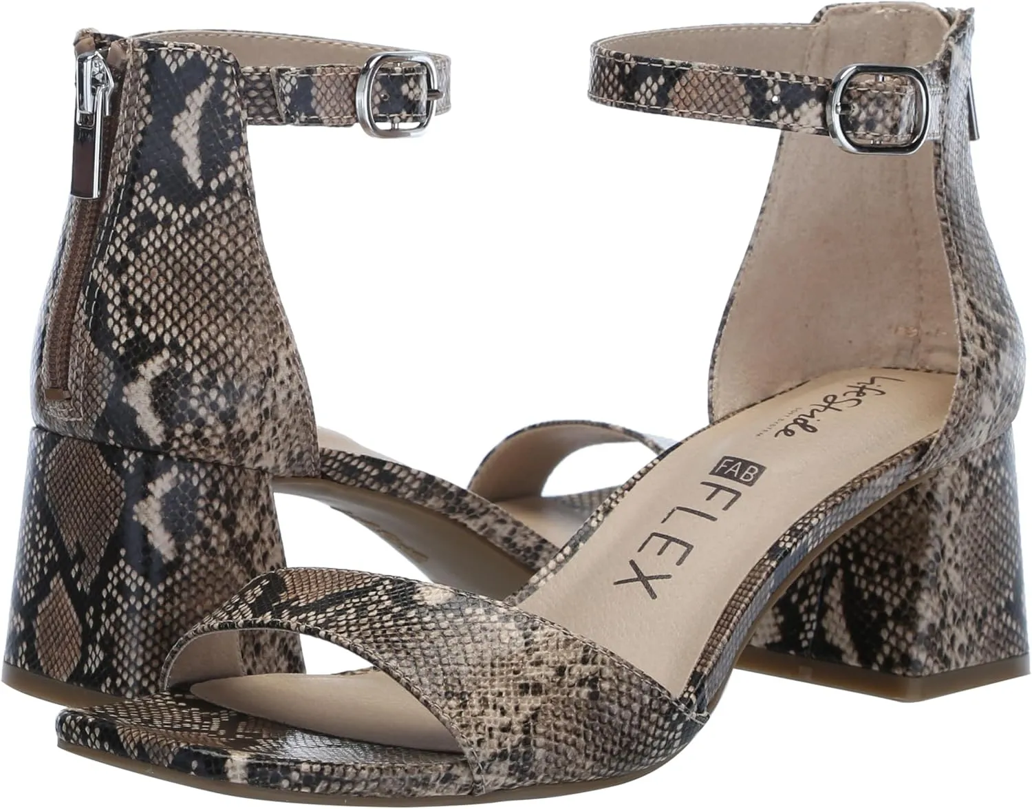 Lifestride Women's Cassidy Ankle Strap Dress Sandal