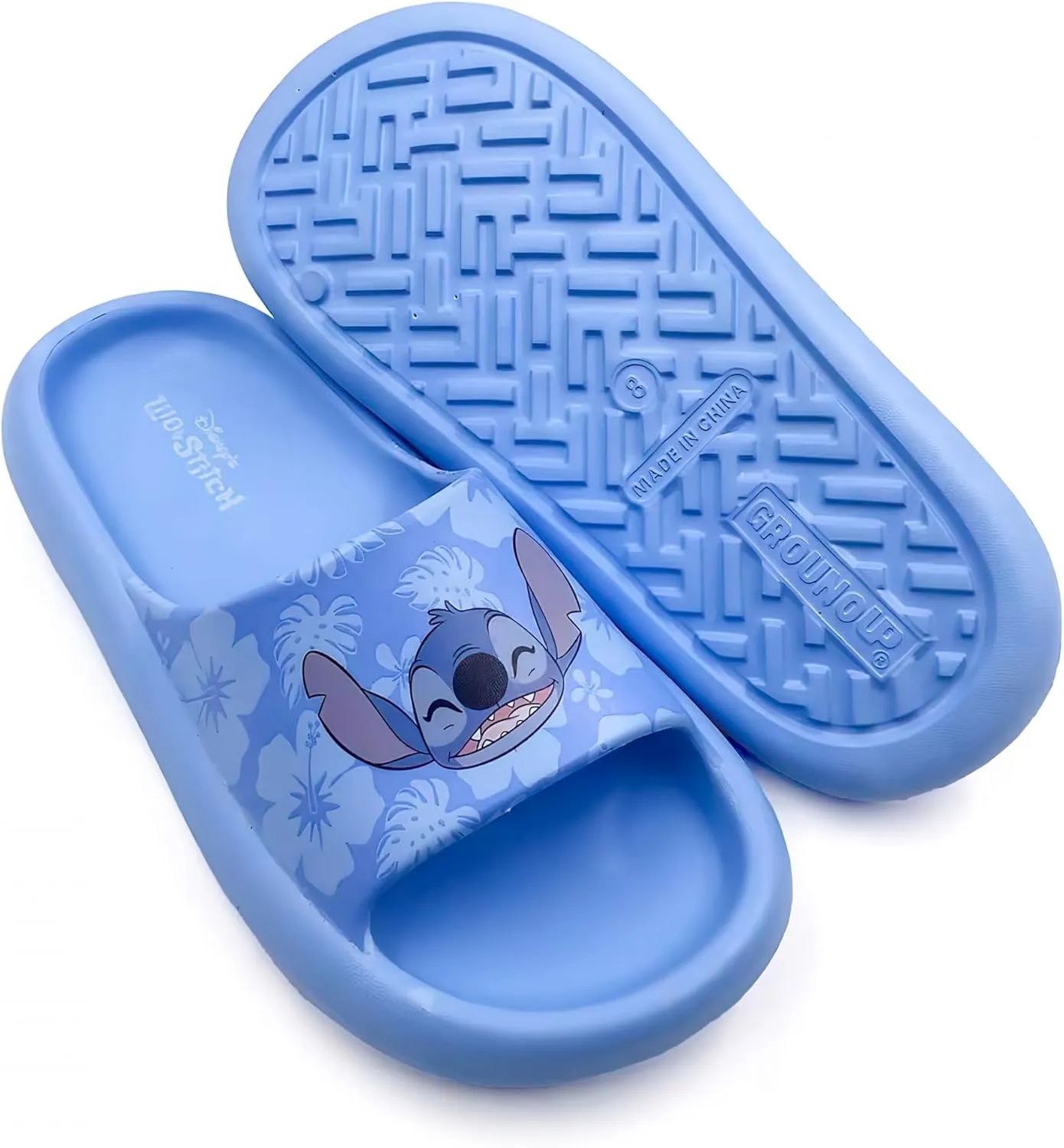 Lilo & Stitch Tropical Smiles Women's Flip Flop Cloud Comfort Slide Sandals