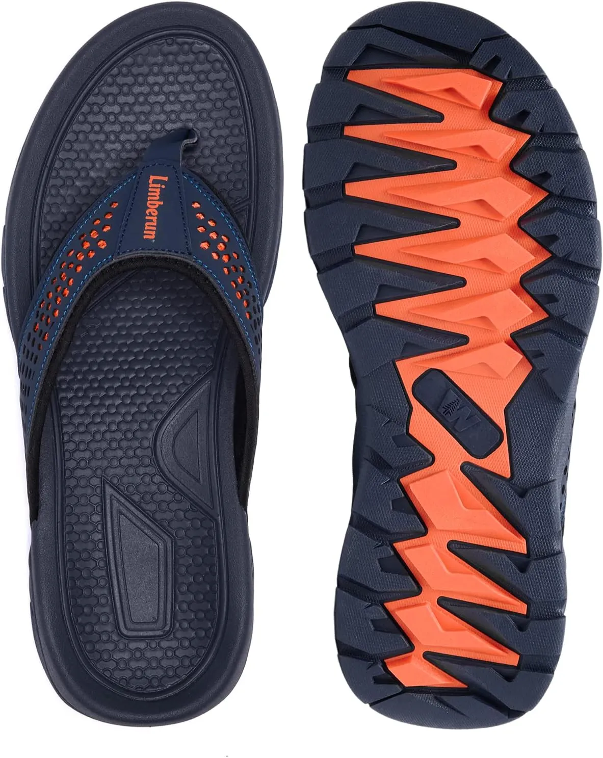 Limberun Mens Flip Flops Arch Support Comfort Orthotic Thong Sandals Open Toe Athletic Straps Orthotic Hiking Sport Outdoor Summer Beach Shoes