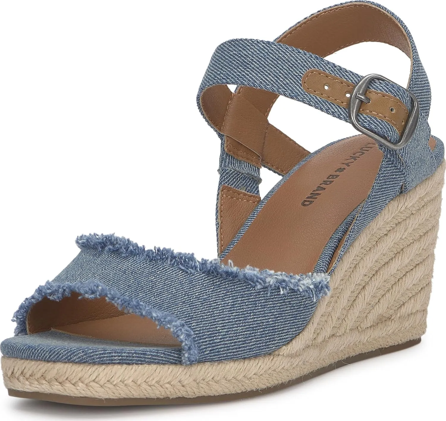 Lucky Brand Women's Mindra Espadrille Wedge Sandal