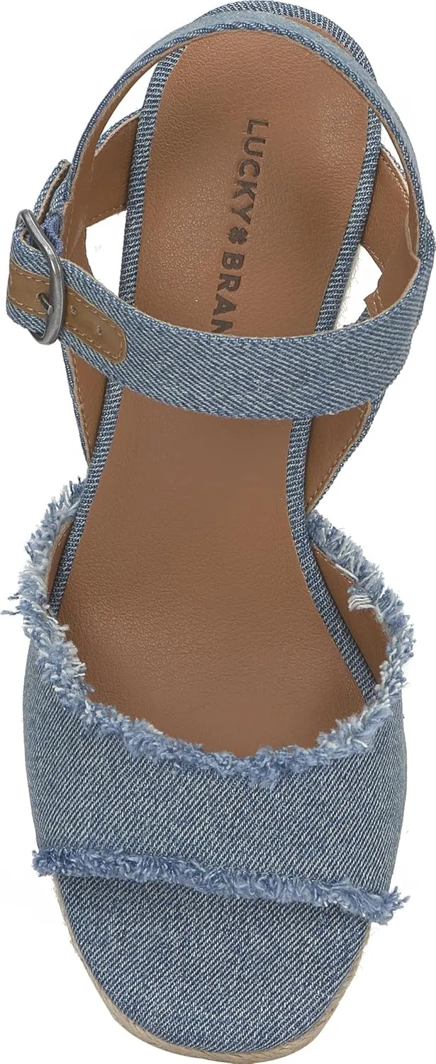Lucky Brand Women's Mindra Espadrille Wedge Sandal