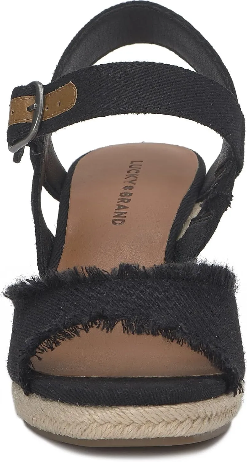 Lucky Brand Women's Mindra Espadrille Wedge Sandal