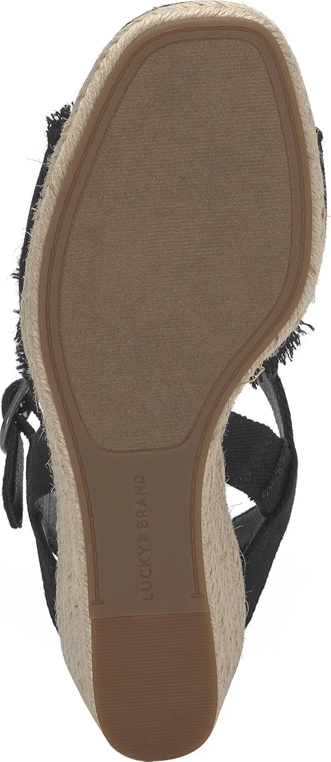 Lucky Brand Women's Mindra Espadrille Wedge Sandal