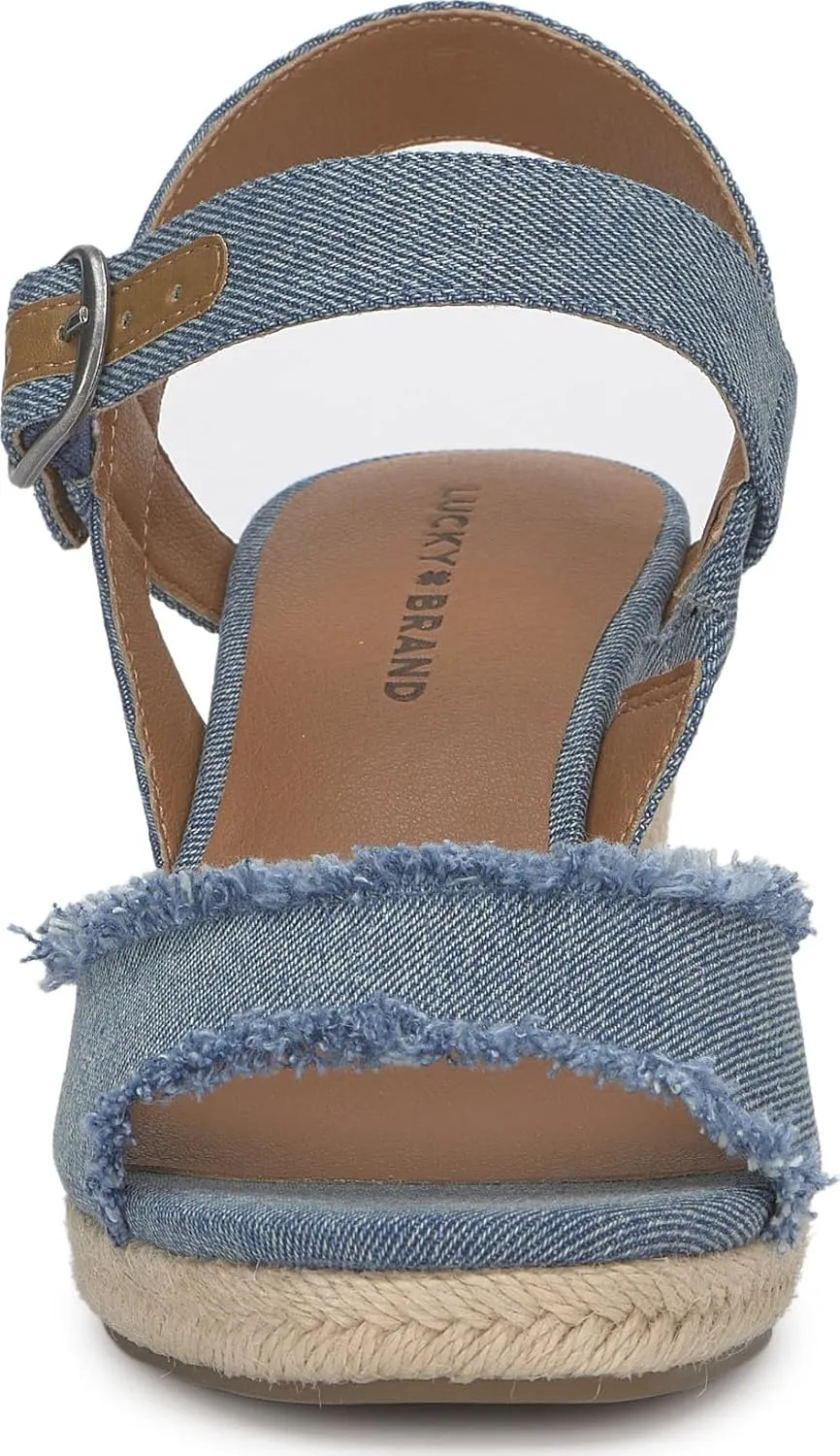 Lucky Brand Women's Mindra Espadrille Wedge Sandal