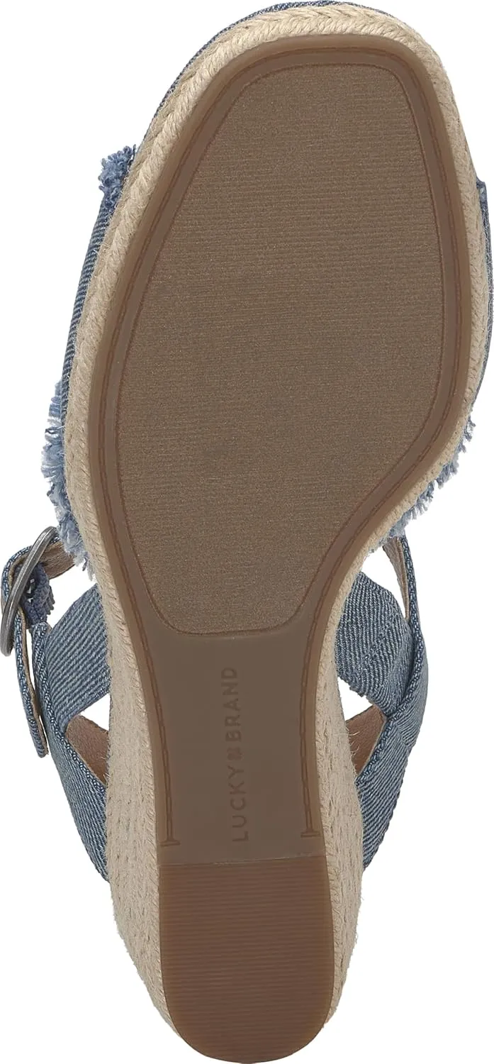 Lucky Brand Women's Mindra Espadrille Wedge Sandal