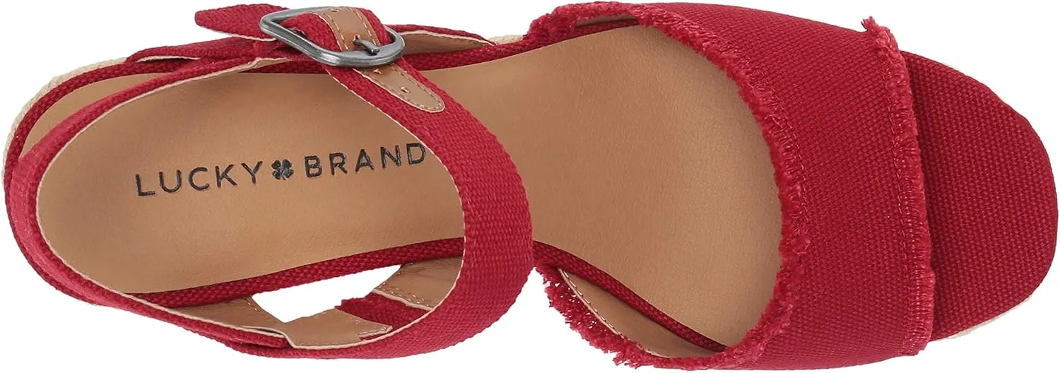 Lucky Brand Women's Mindra Espadrille Wedge Sandal