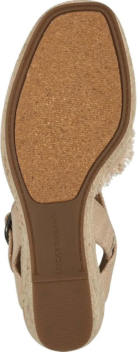 Lucky Brand Women's Mindra Espadrille Wedge Sandal